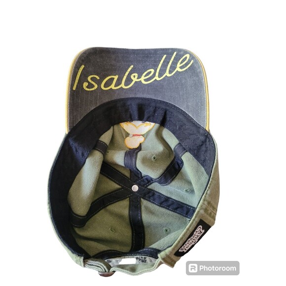 Animal Crossing Isabelle Green Strapback Hat Cap Green Nintendo Adjustable - Picture 2 of 3